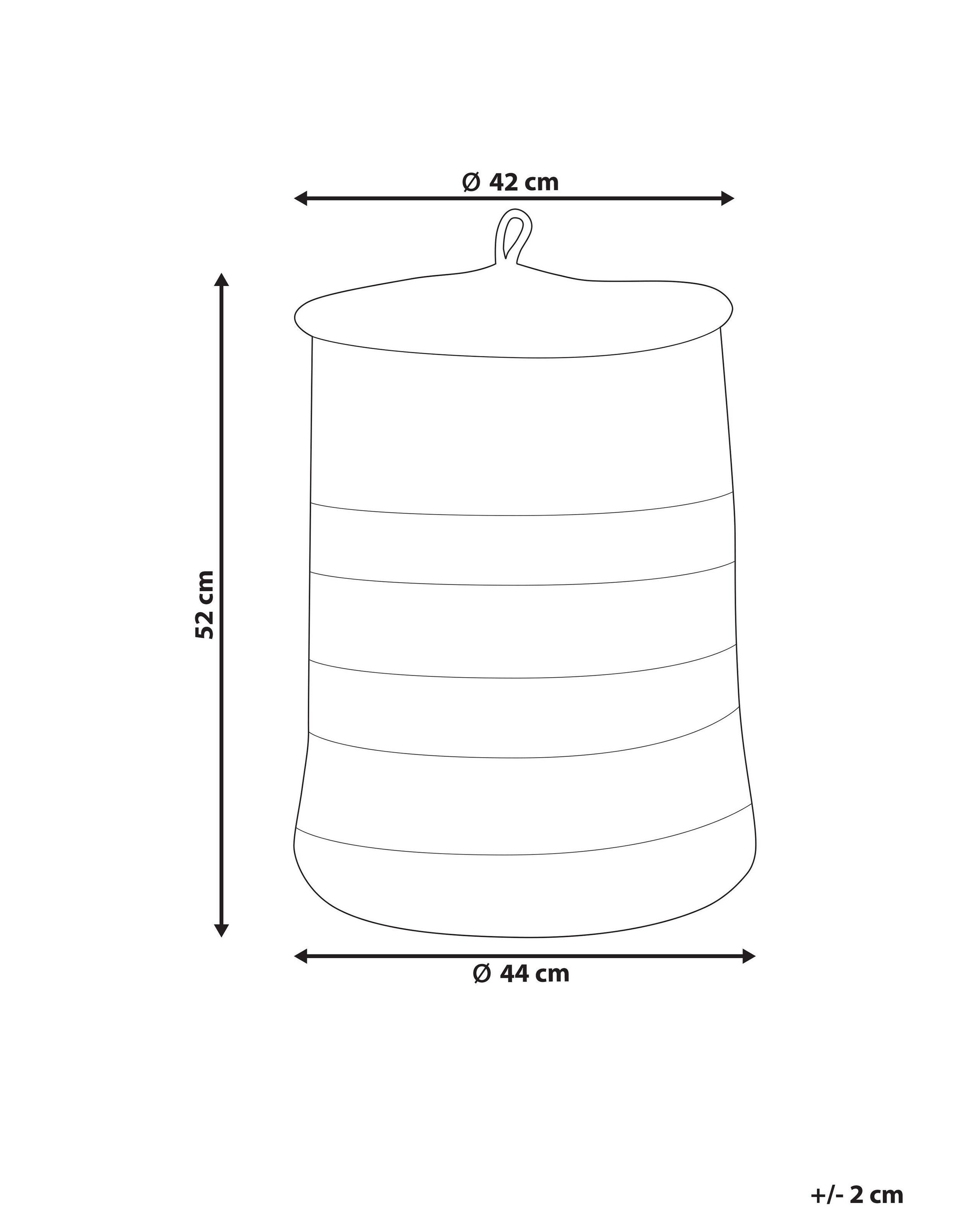 Beliani Korb en Coton Boho SILOPI  