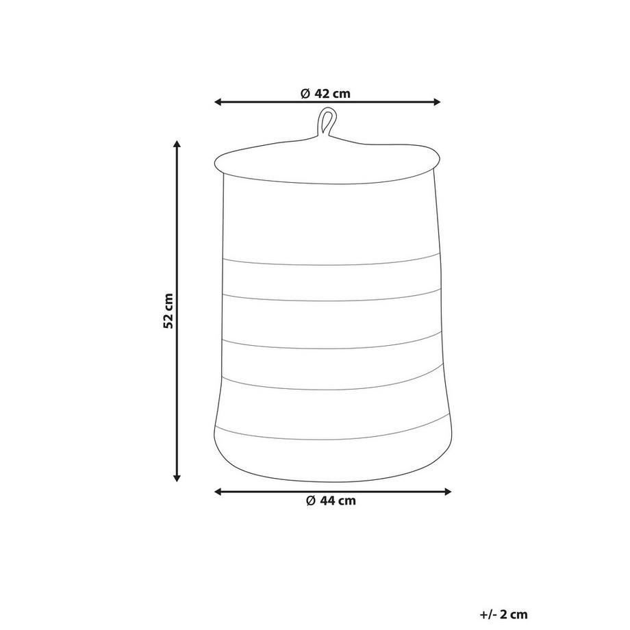 Beliani Korb en Cotone Boho SILOPI  