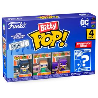 Funko  Bitty Pop! Batman, Batgirl, The Riddler und Mystery (4Teile) 