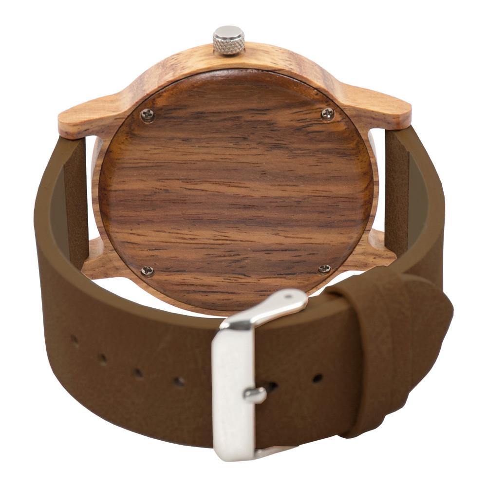 FitLife  Horloge en bois Bienne 