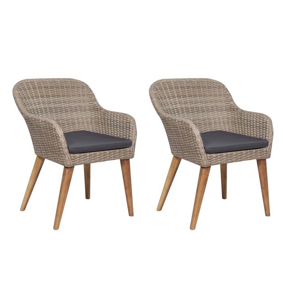 Chaise d'extérieur rotin synthétique