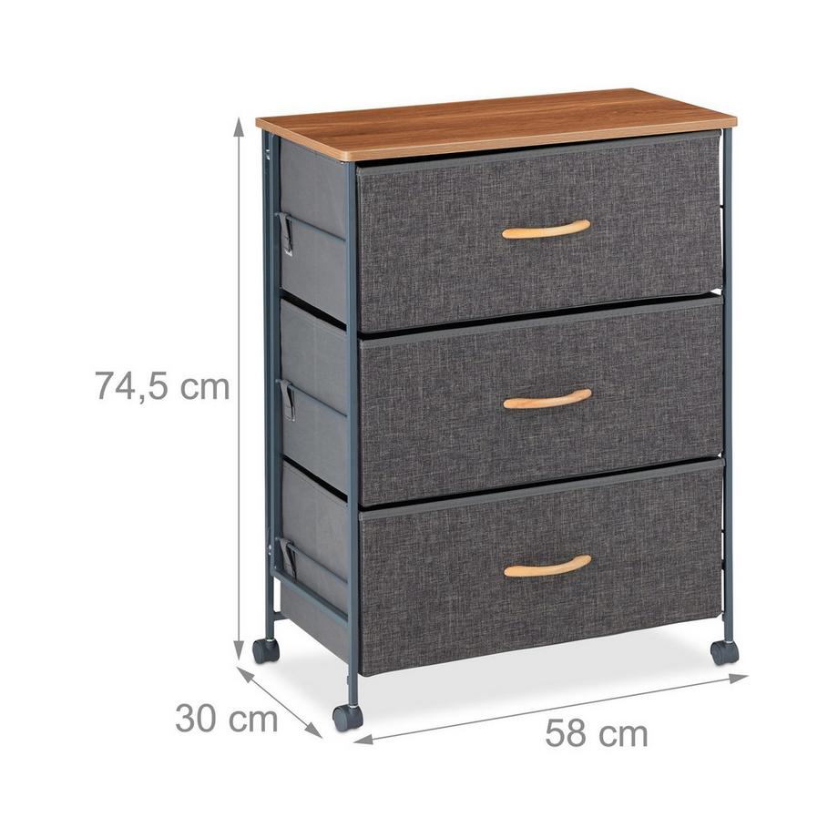 B2X Kommode mit Rollen  