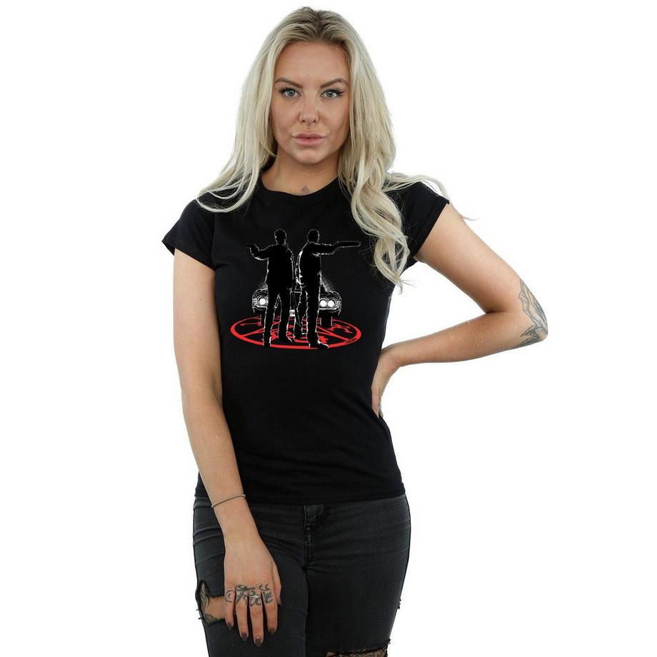 Supernatural Dean et Sam Silhouette T-Shirt  