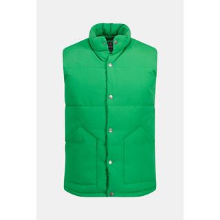 JP1880  Gilet trapuntato per l'outdoor con colletto alto e zip 