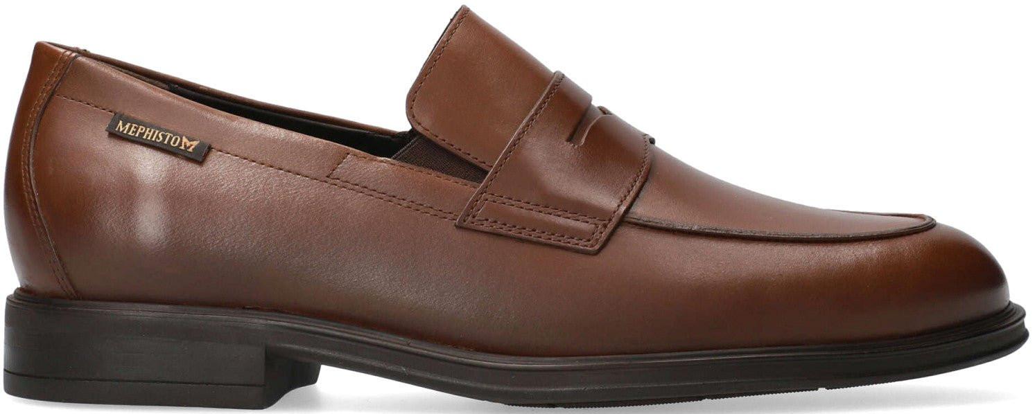 Image of Kurtis - Leder Loafer Herren Braun 46