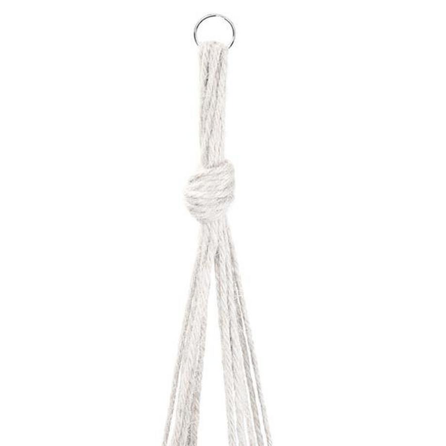 eStore Panier Suspendu avec Noeud Macramé - 118 cm  