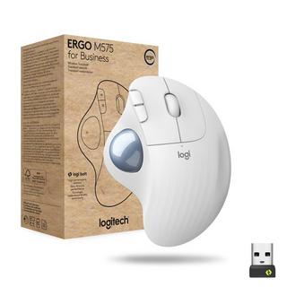 Logitech  ERGO M575 for Business Maus rechts RF Wireless + Bluetooth Trackball 2000 DPI 