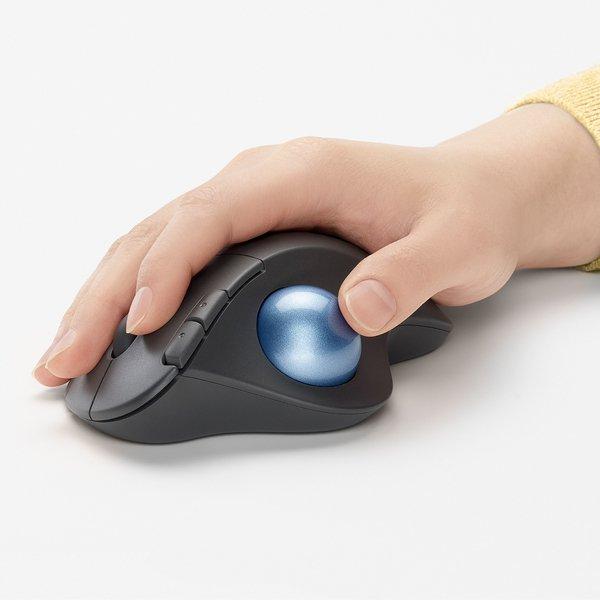 Logitech  ERGO M575 for Business Maus rechts RF Wireless + Bluetooth Trackball 2000 DPI 