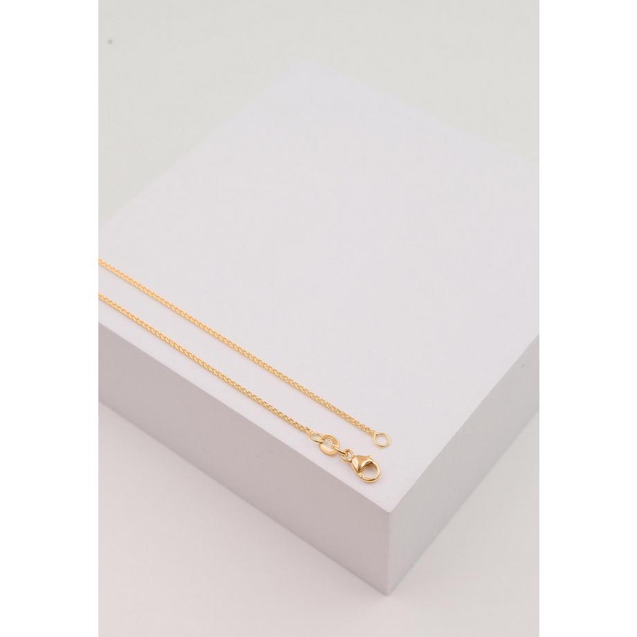 MUAU Schmuck  Collier Zopf Rotgold 750, 1.2mm, 40cm 