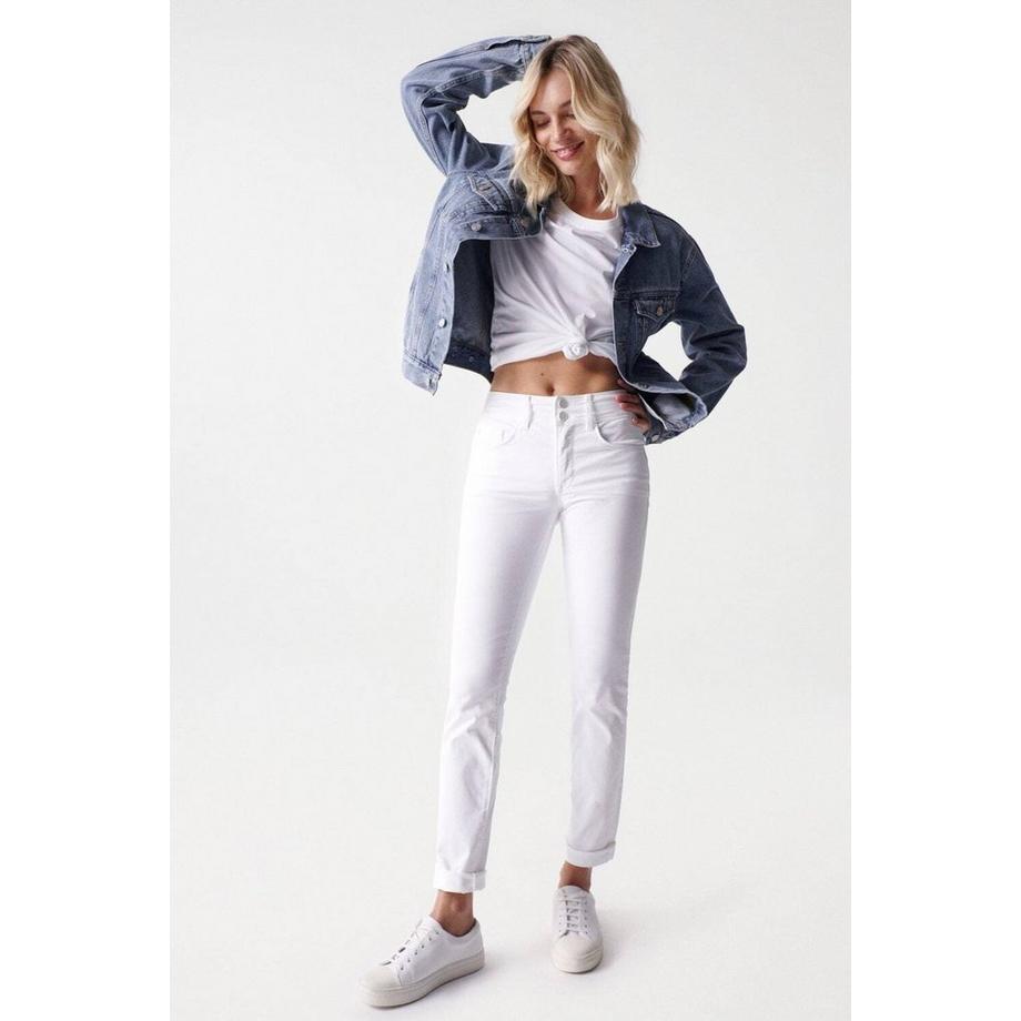 Salsa Secret Slim High Rise Slim Fit Jeans  