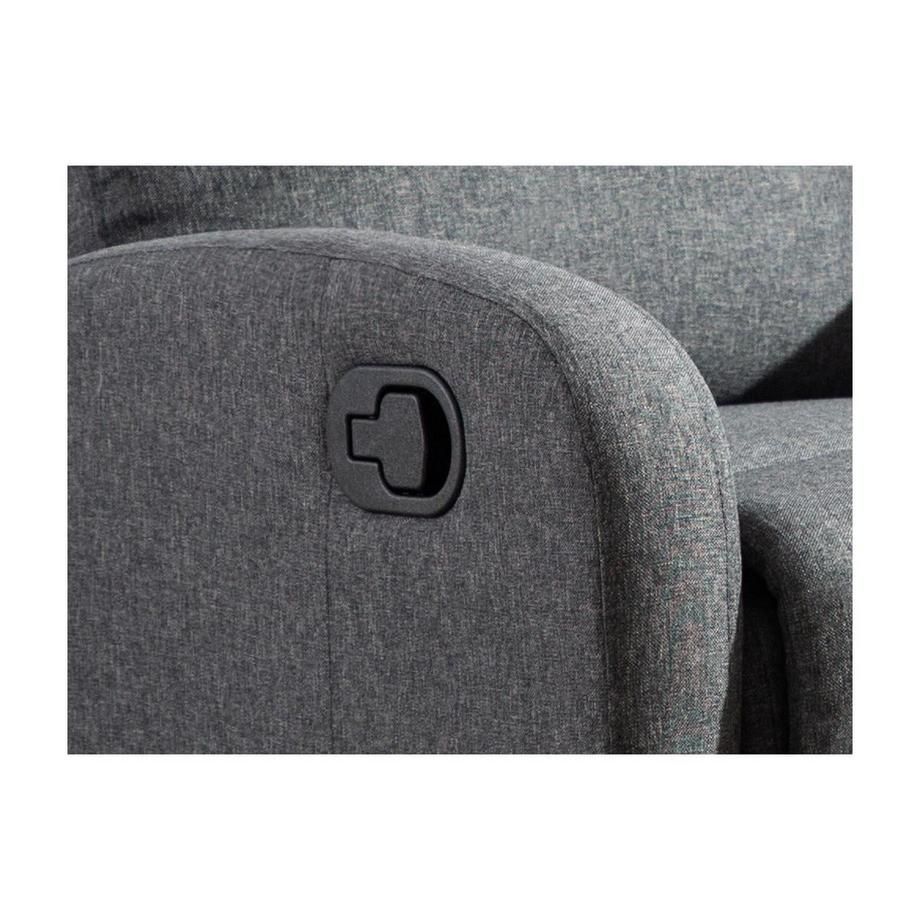 Vente-unique Relaxsessel Fernsehsessel ISAO Stoff  