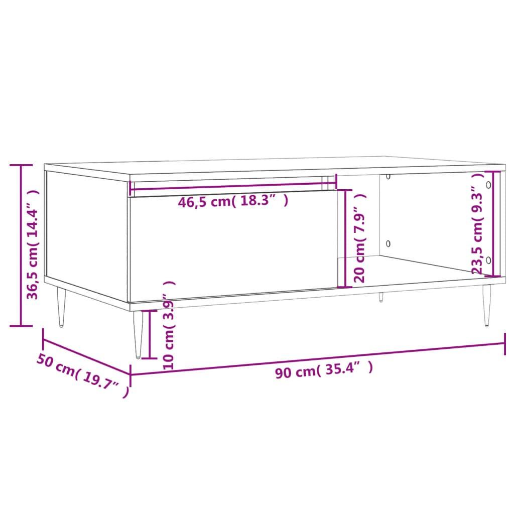 VidaXL Couchtisch holzwerkstoff  