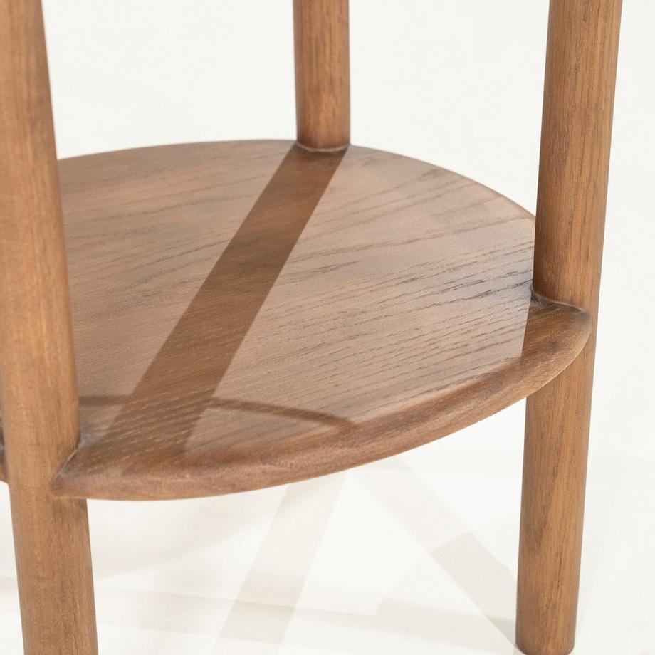 mutoni Table d'appoint Cleo marron clair  