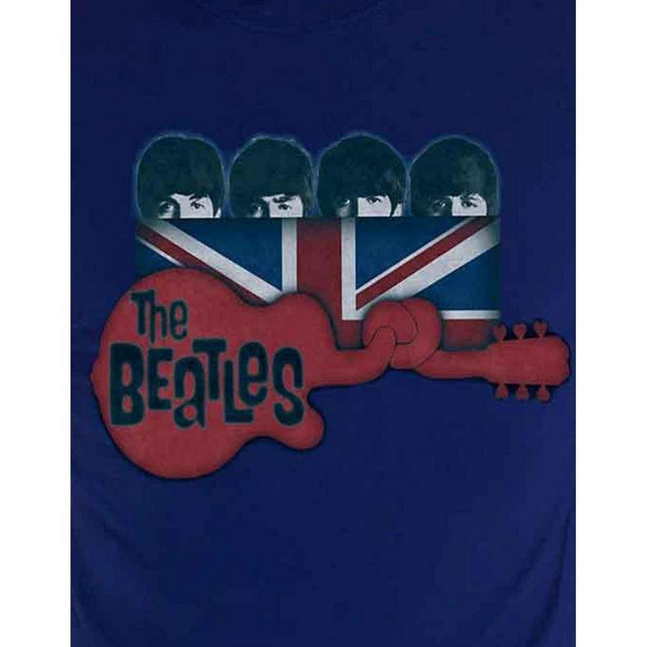 The Beatles Union Jack Chitarra T-Shirt  