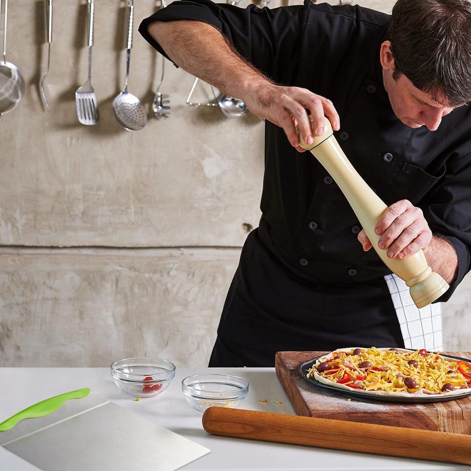 B2X Pelle à pizza en acier inoxydable  