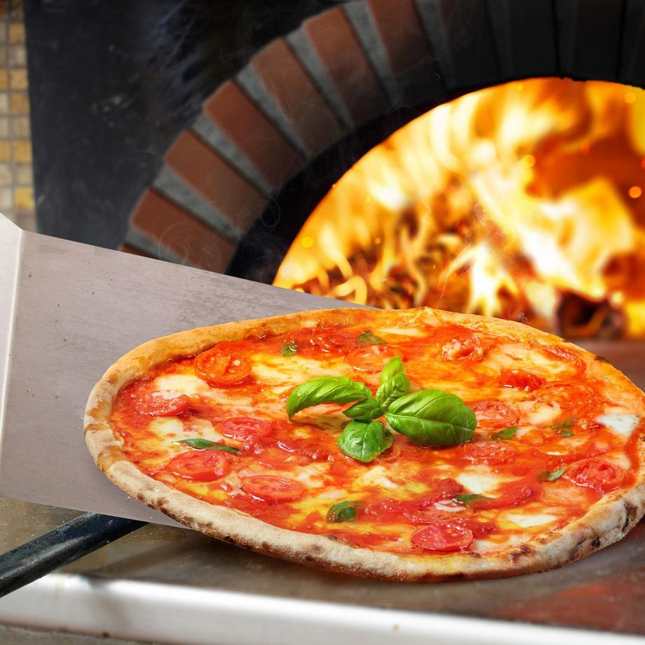 B2X Pelle à pizza en acier inoxydable  