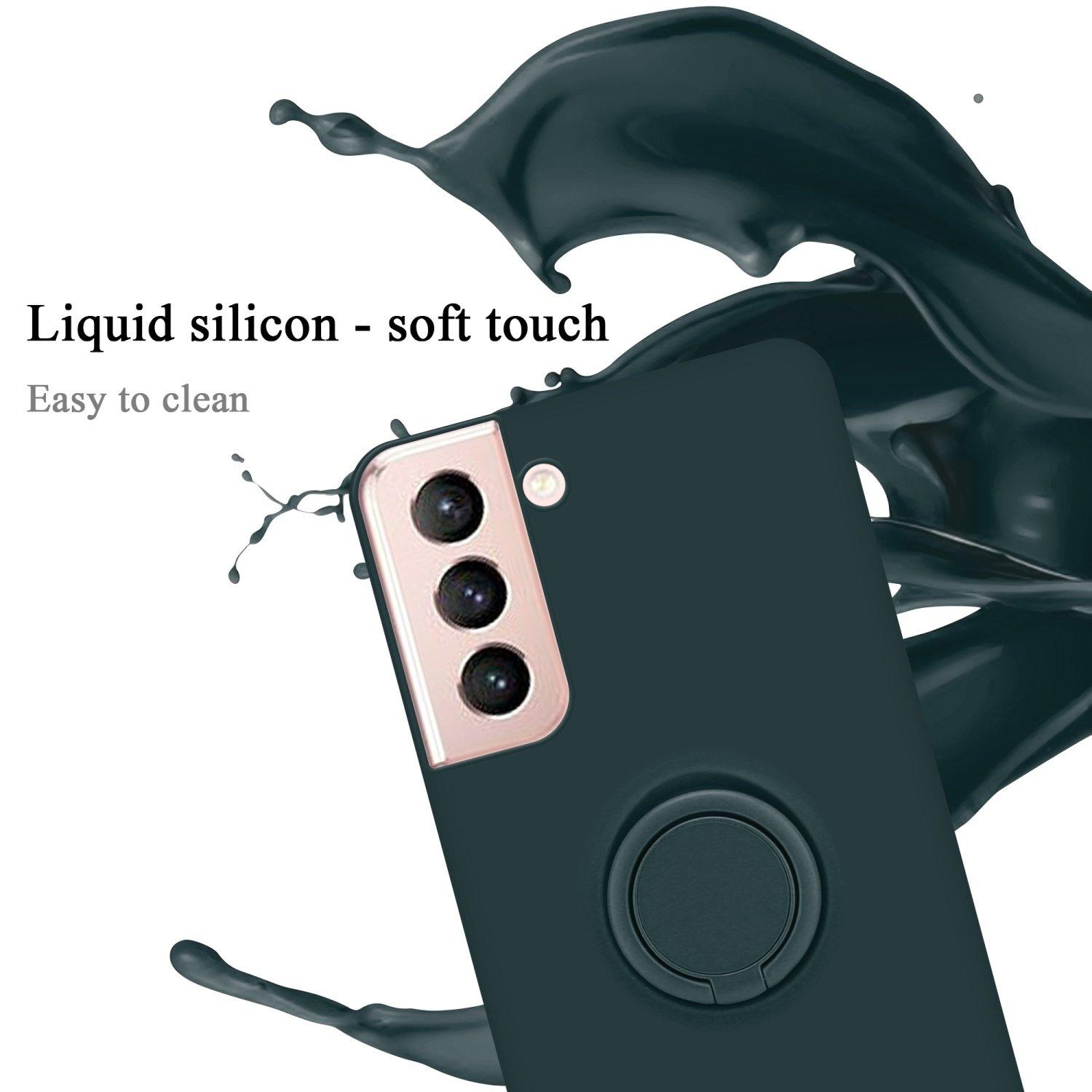 Cadorabo  Hülle für Samsung Galaxy S22 TPU Silikon mit Ring Liquid 