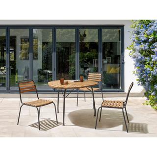 Beliani Table de jardin en Acacia Moderne VARENNA  