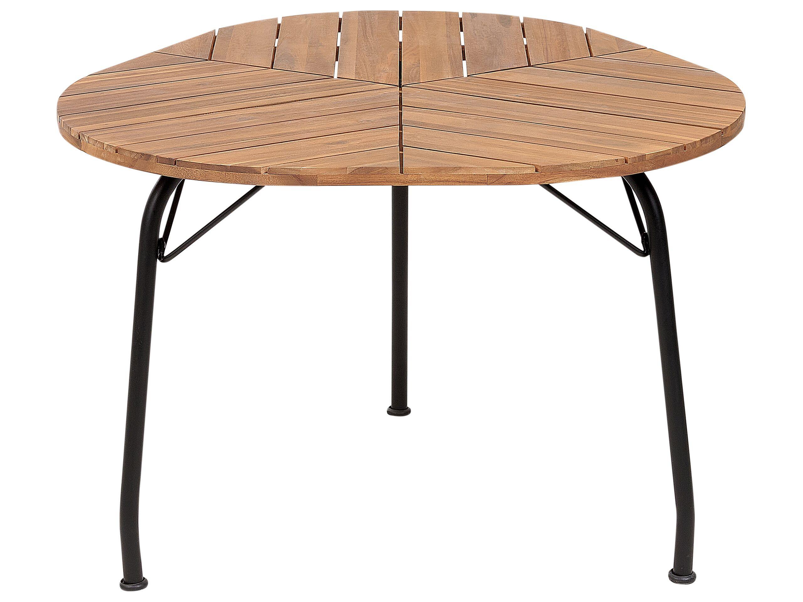 Beliani Table de jardin en Acacia Moderne VARENNA  