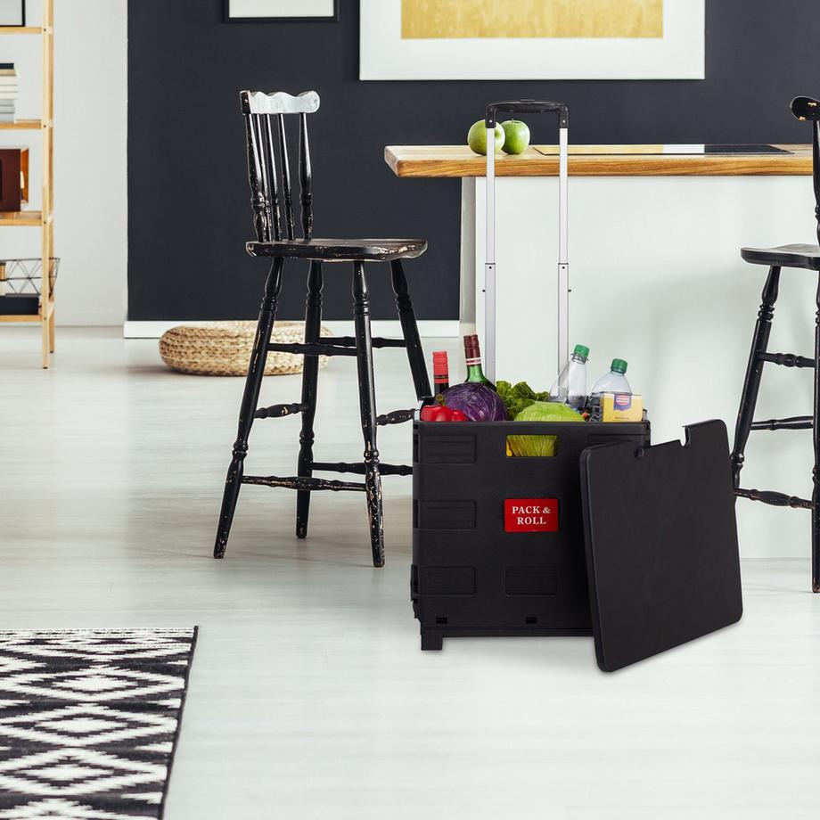 B2X  Chariot de courses avec couvercle 