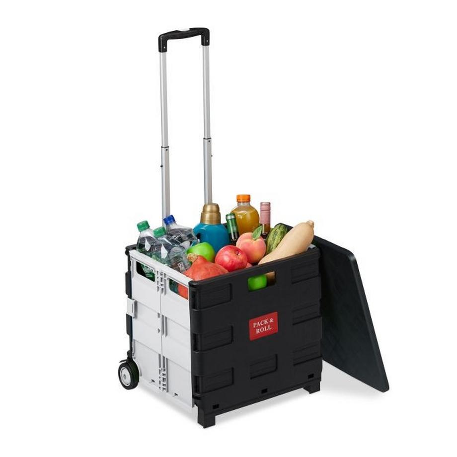 B2X  Chariot de courses avec couvercle 