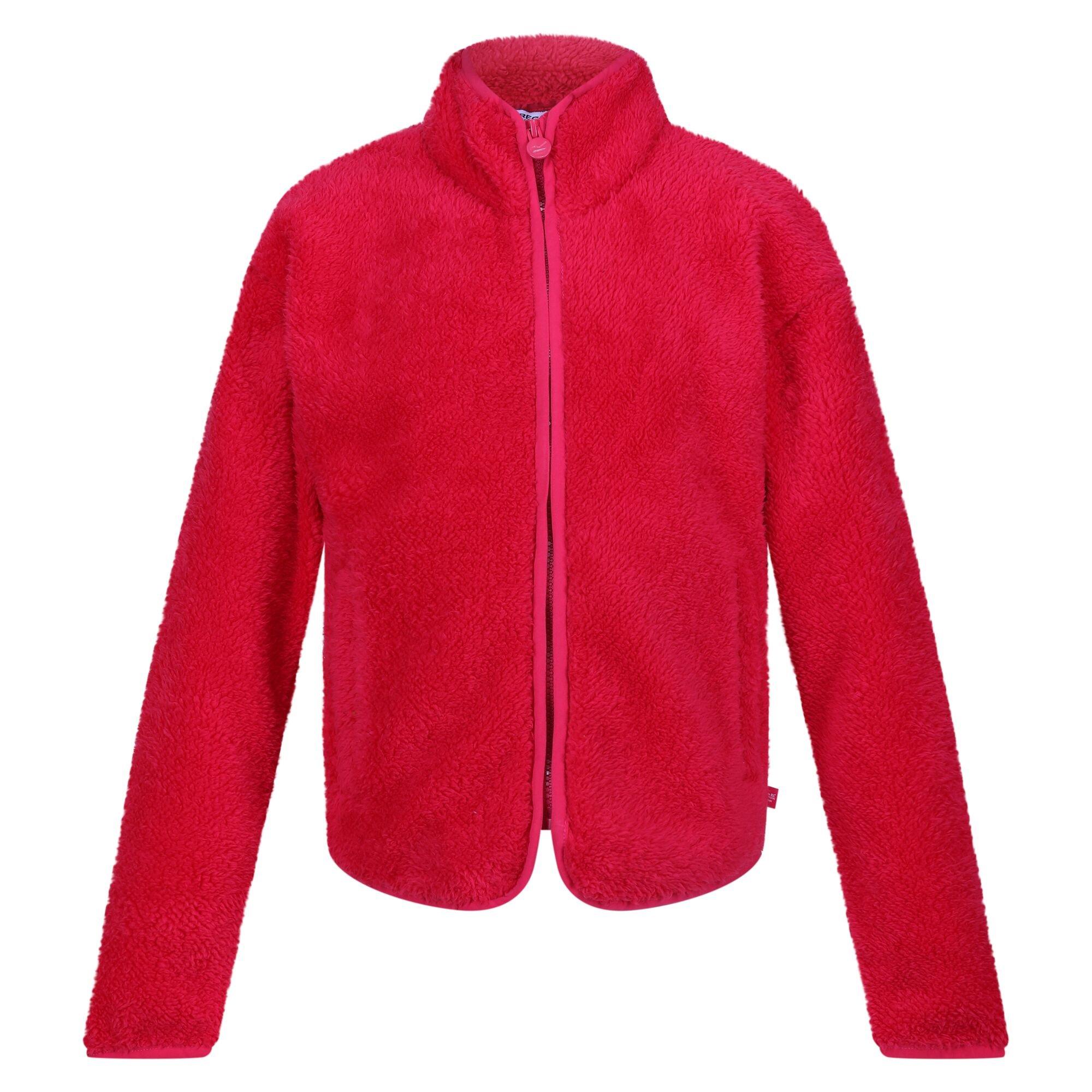Image of Kallye Ii Fleecejacke Durchgehender Reißverschluss Jungen Pink 164