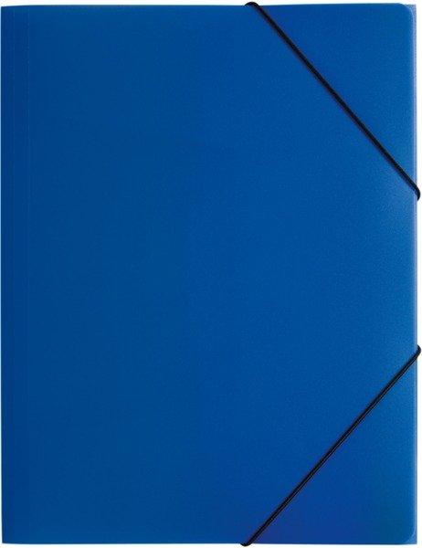 Image of PAGNA Gummizugmappe A4 21613-07 blau PP 3 Einschlagklappen PAGNA Gummizugmappe A4 21613-07 blau PP 3 Einschlagklappen