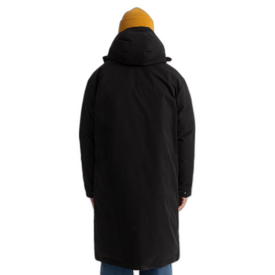 Revolution Lange windfeste Daunenjacke  