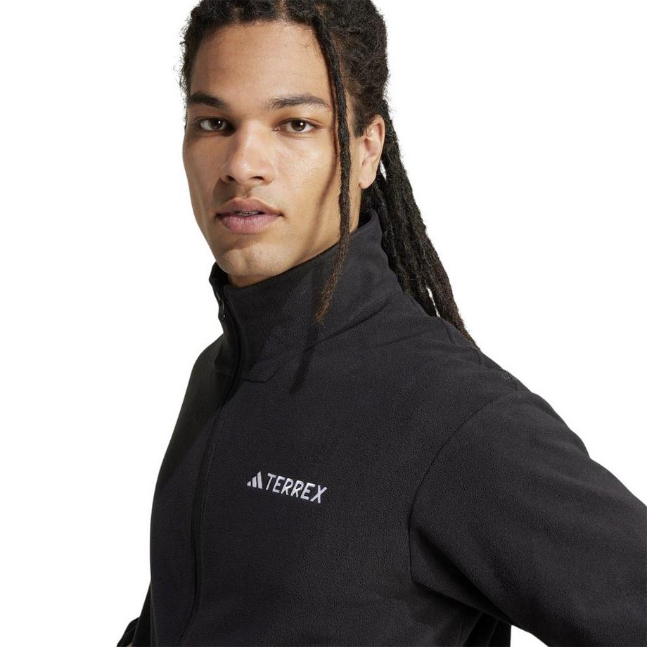 adidas Multi Essentials Giacca In Pile Cerniera Su Intera Lunghezza  