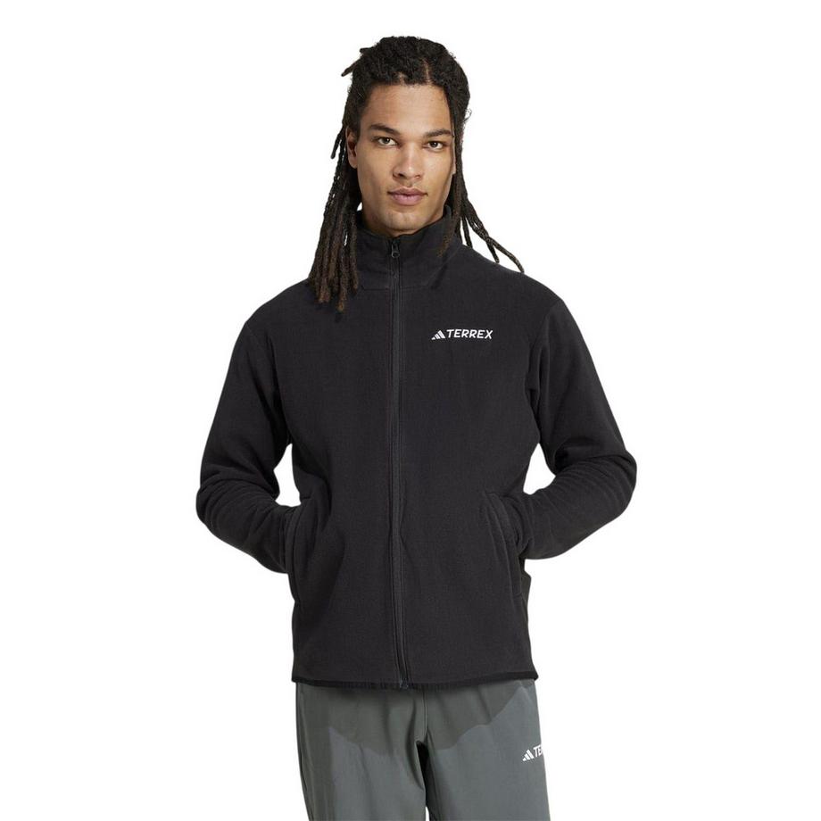 adidas Multi Essentials Giacca In Pile Cerniera Su Intera Lunghezza  