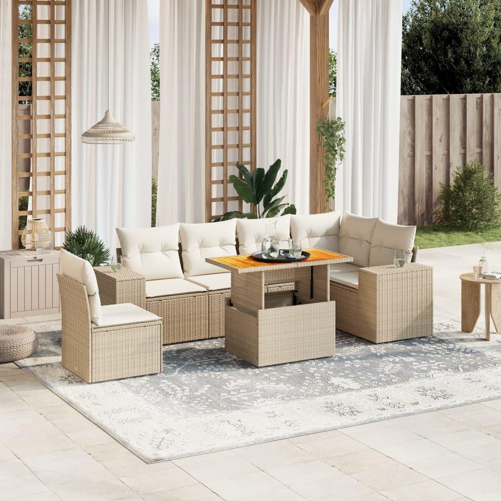 VidaXL Garten sofagarnitur poly-rattan  