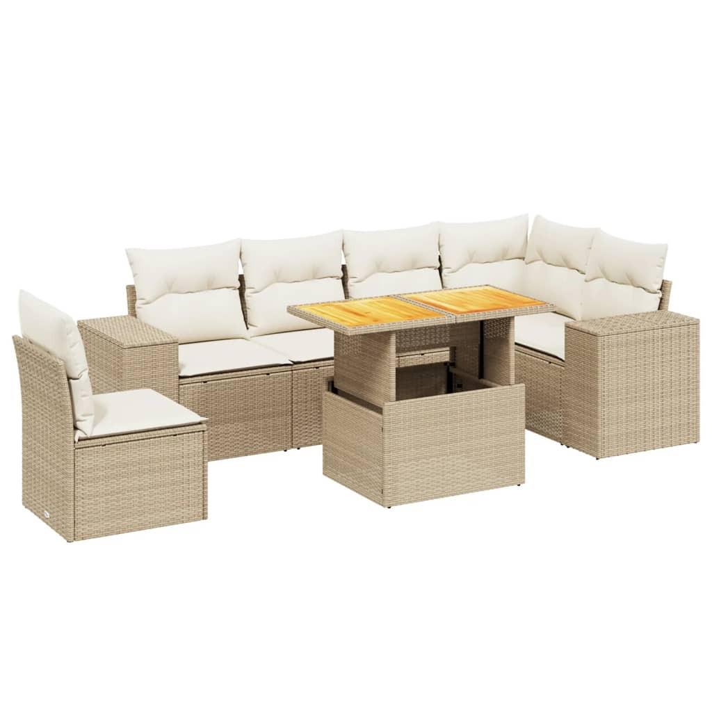 VidaXL Garten sofagarnitur poly-rattan  