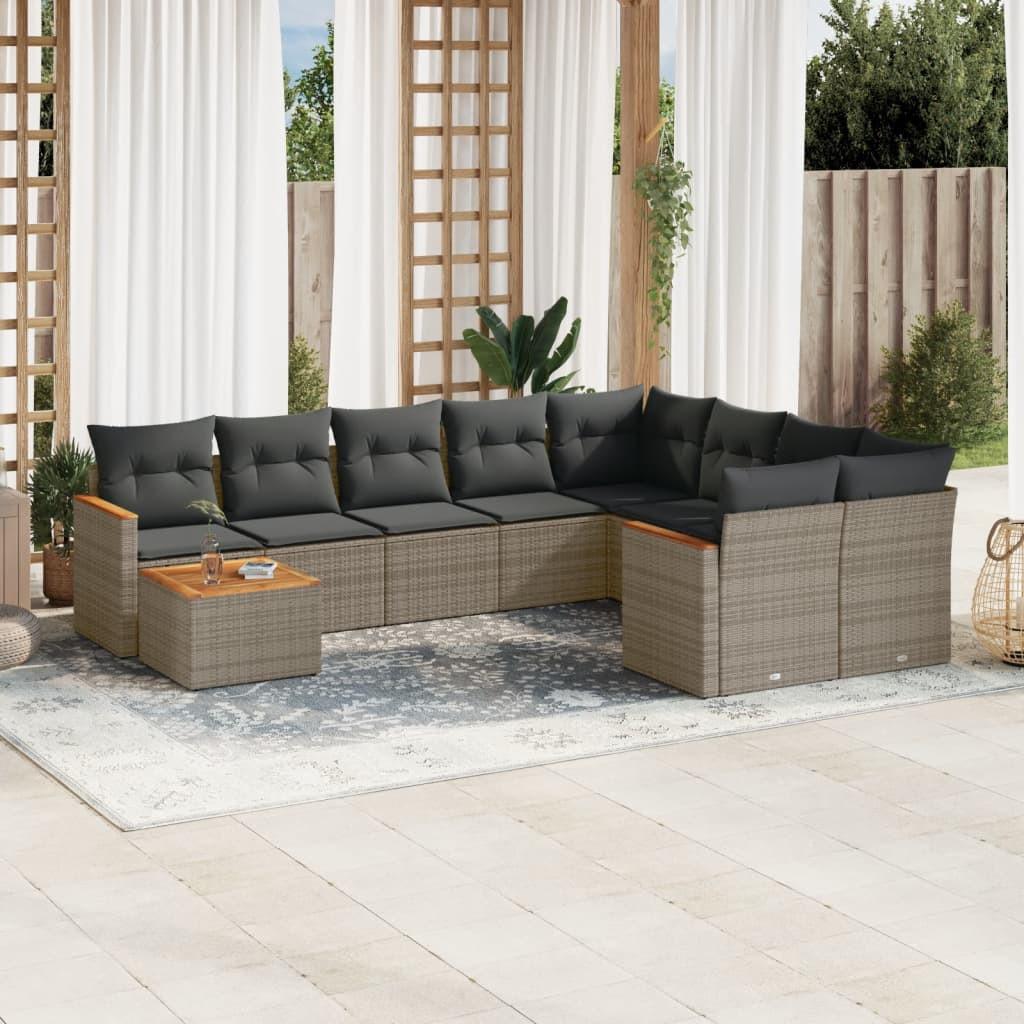 VidaXL Garten sofagarnitur poly-rattan  