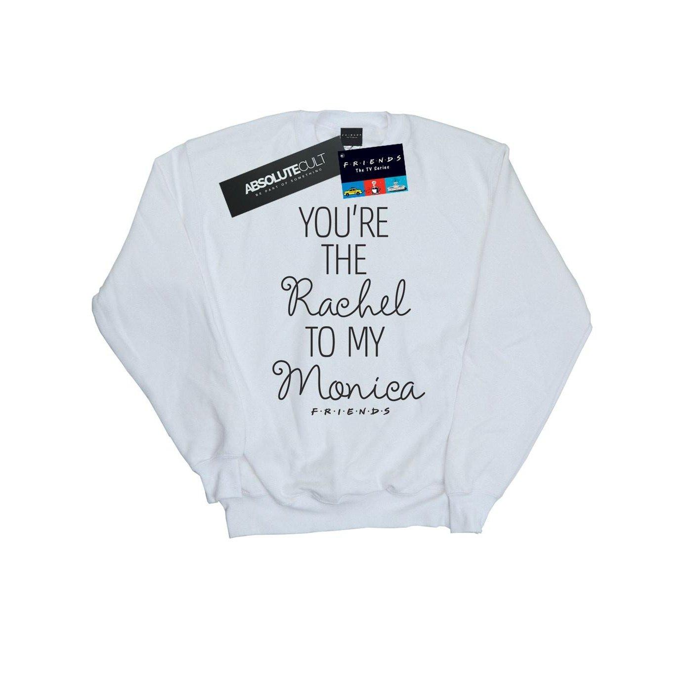Image of You're The Rachel To My Monica Sweatshirt Damen Weiss XL