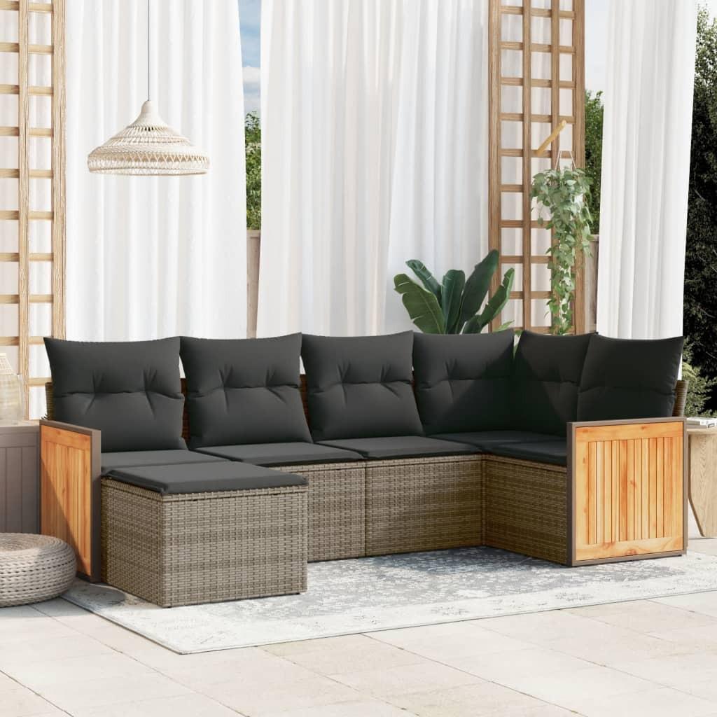 VidaXL Garten sofagarnitur poly-rattan  