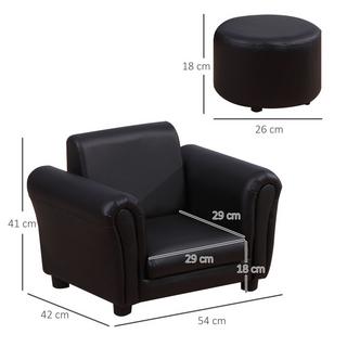 HOMCOM Fauteuil enfant  