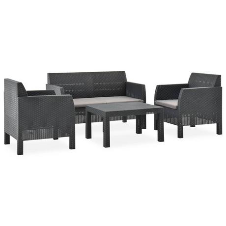 VidaXL Garten-lounge-set polypropylen  