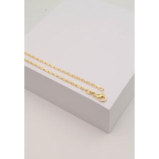 MUAU Schmuck  Collier Anker Gelbgold 750, 2mm, 50cm 