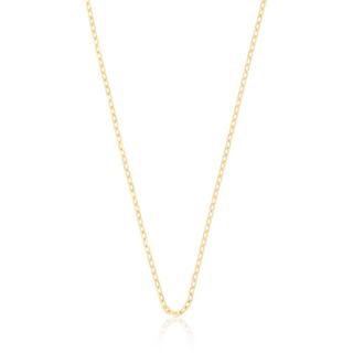 MUAU Schmuck  Collier Anker Gelbgold 750, 2mm, 50cm 