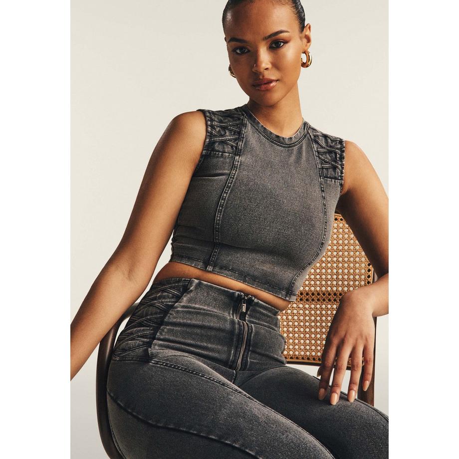 FREDDY Top court sans manches Slim Fit  