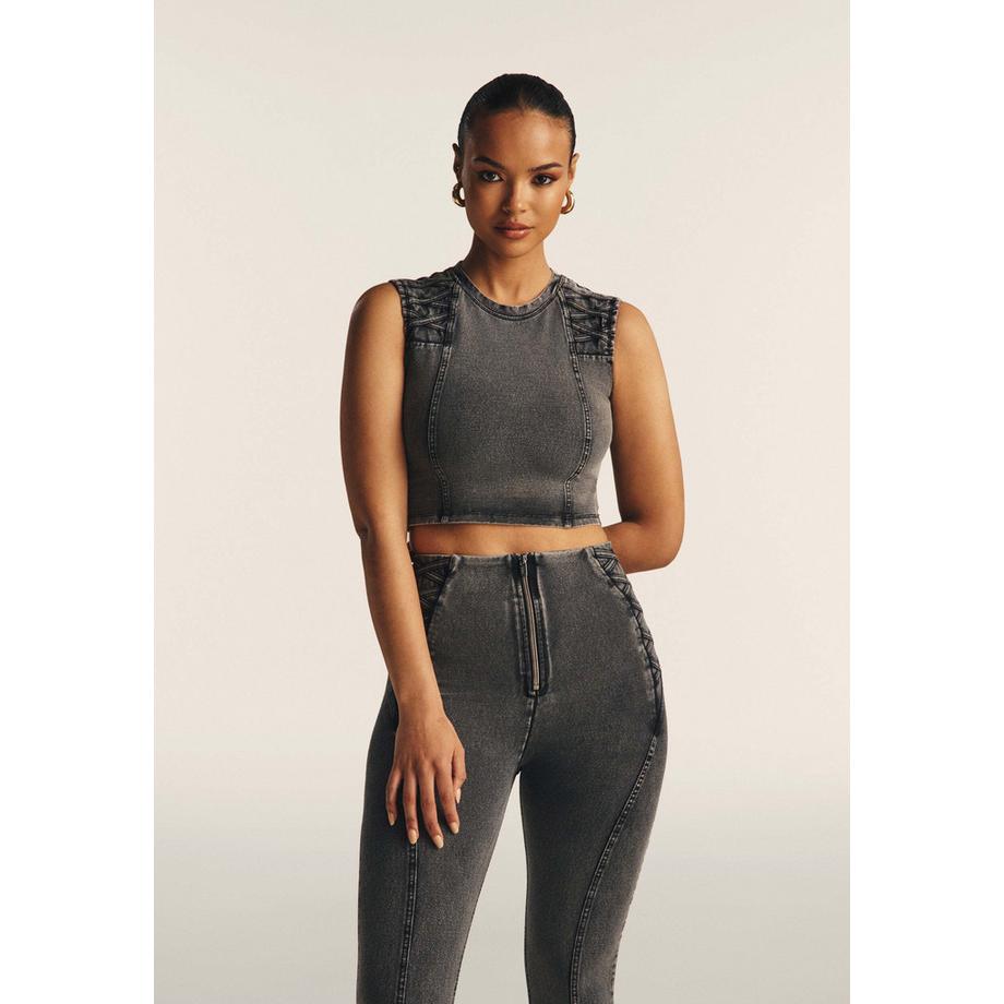 FREDDY Top court sans manches Slim Fit  