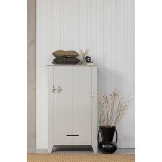 mutoni Armoire de ferme Gijs pin brouillard blanc 85x142  