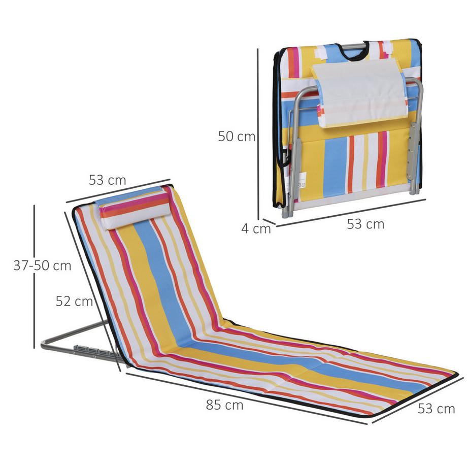 Outsunny Tapis de plage  