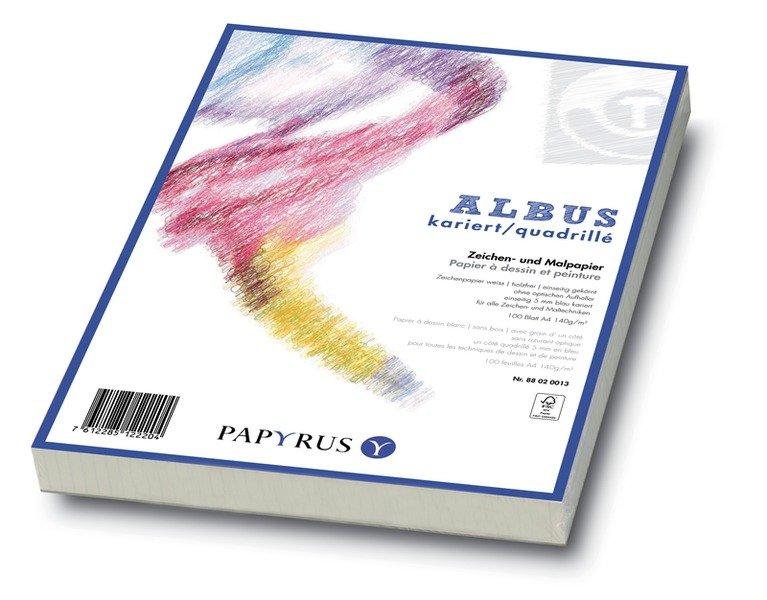 Image of PAPYRUS Zeichenpapier A2 88248958 160g, kariert 5mm 100 Blatt PAPYRUS Zeichenpapier A2 88248958 160g, kariert 5mm 100 Blatt