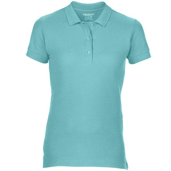 Image of Premium Poloshirt Damen Hellblau S