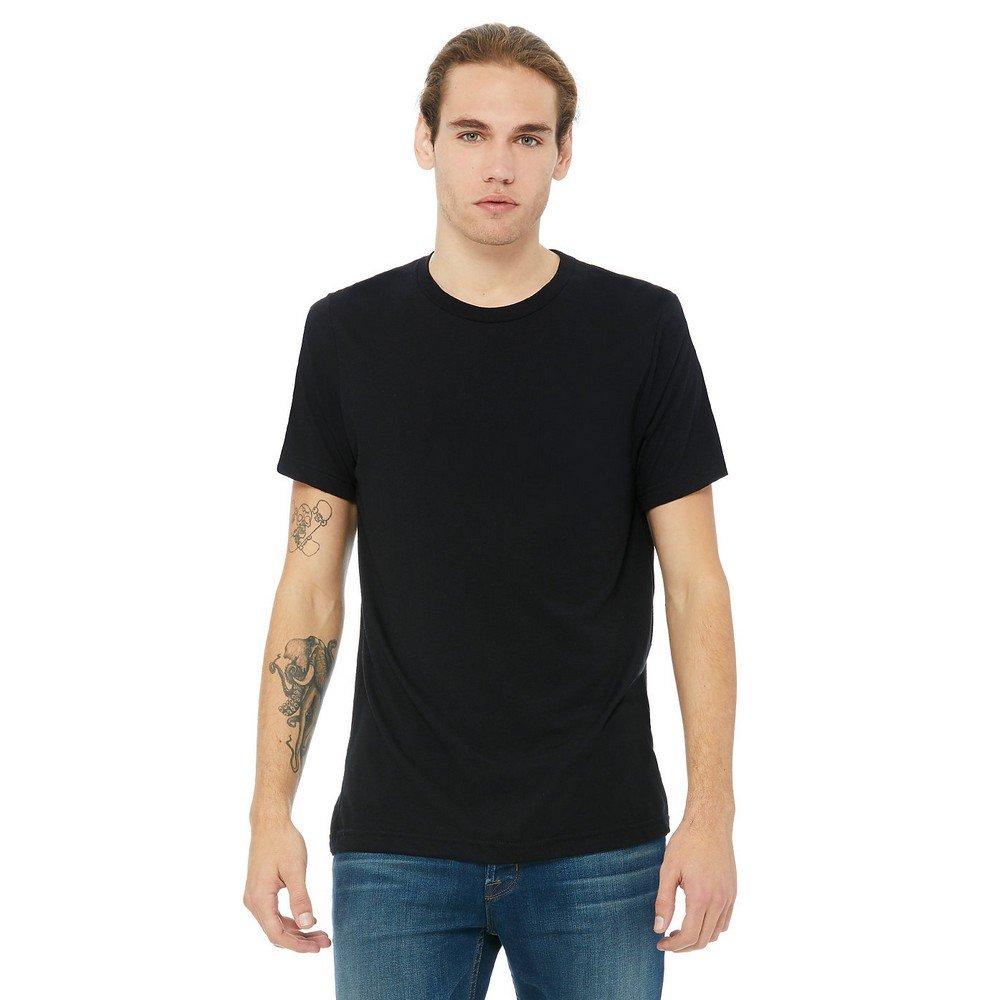 Image of Canvas Triblend Tshirt Mit Rundhalsausschnitt Herren Schwarz XXL