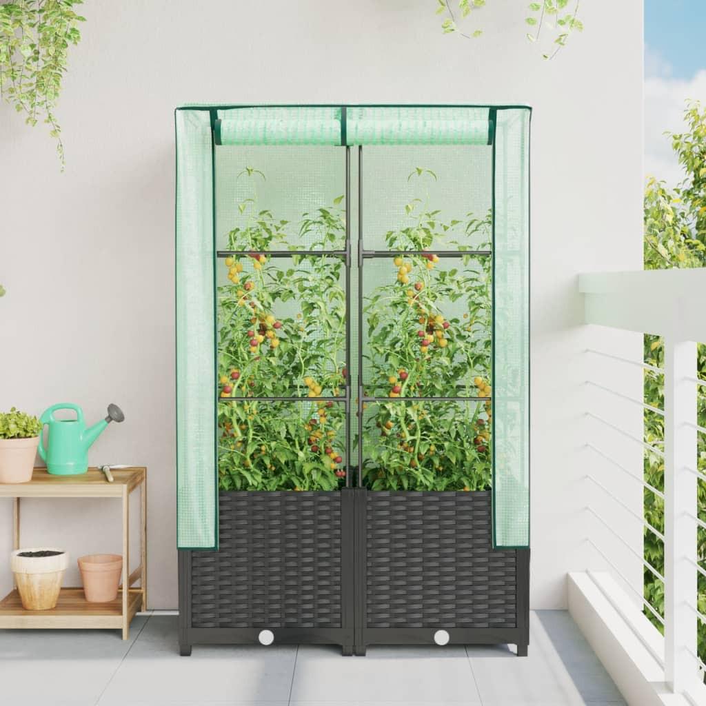 VidaXL Jardinière surélevée polypropylène  