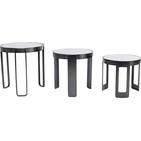 KARE Design Couchtisch Perelli (3er-Set)  