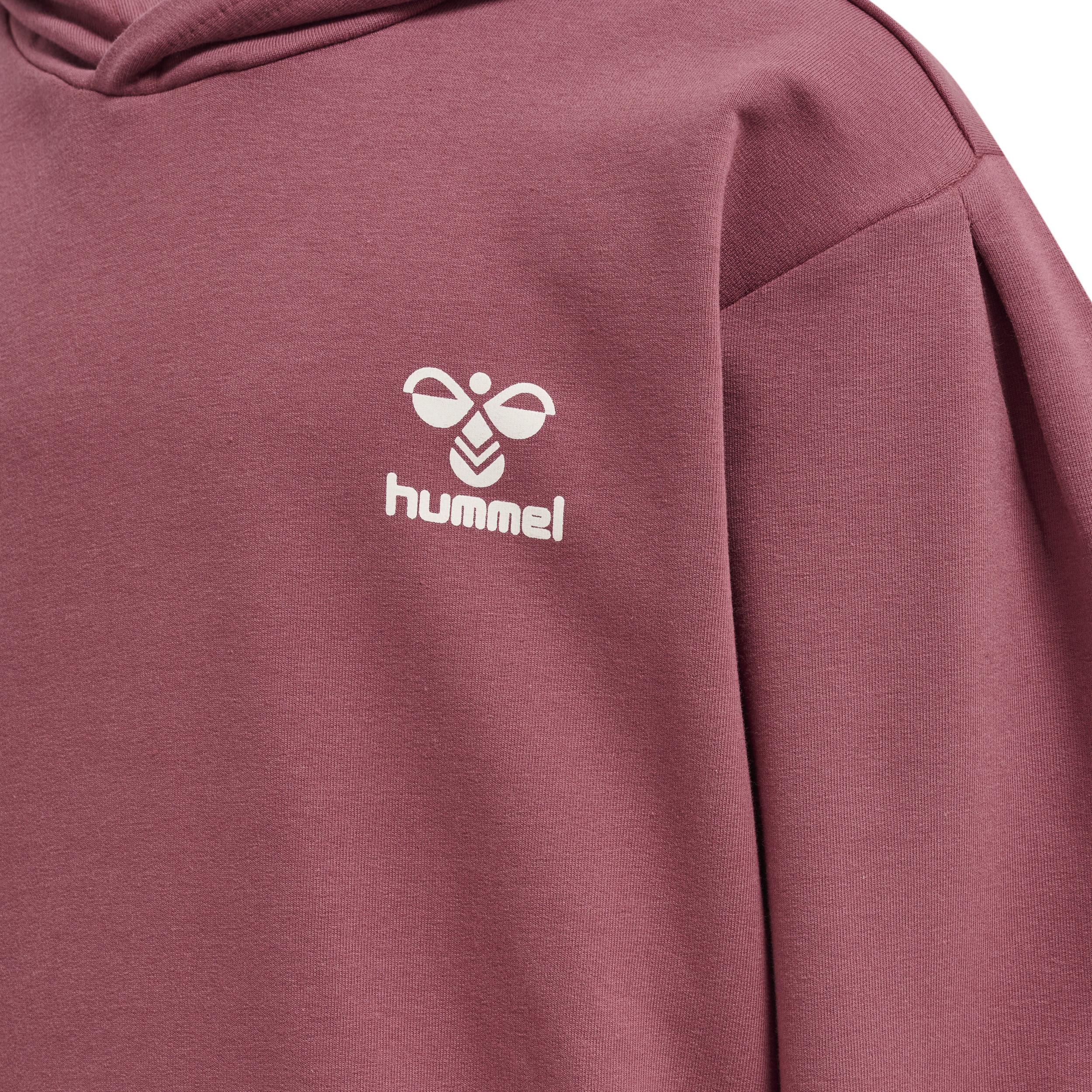 Hummel  felpa da ragazza con cappuccio due 