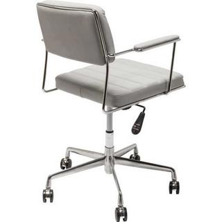 mutoni Chaise de bureau pivotante Dottore Gris  